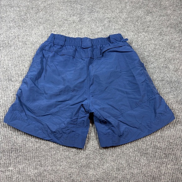 AFTCO Shorts Men's 32 Fishing Blue Cargo Pockets Outdoors Water Resistant - Picture 2 of 6